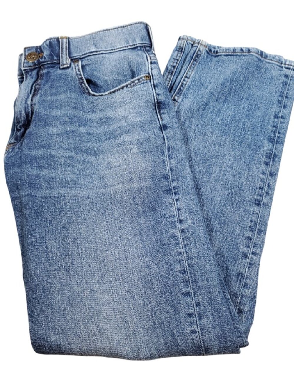 Lee Extreme Motion Men's Straight Tapered Fit Blue Jeans 29x32